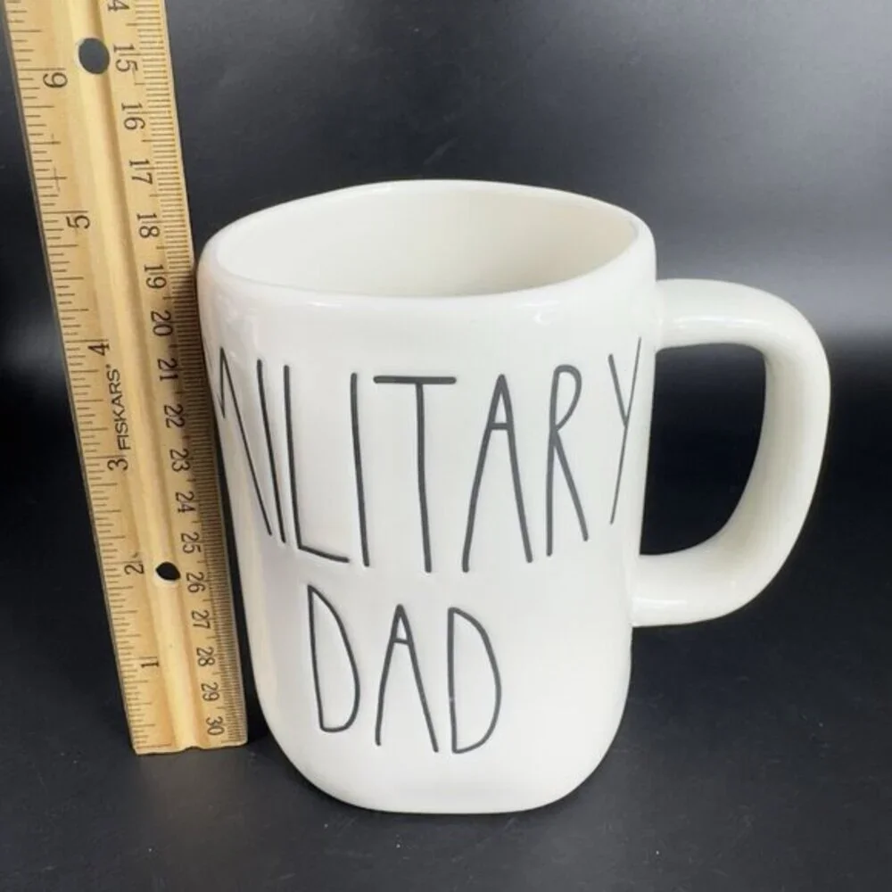 Rae Dunn By Magenta Artisan Collection Ceramic Coffee Mug Cup Military Dad Mug‎